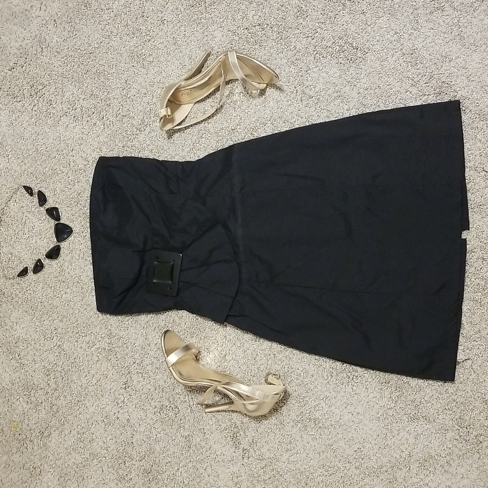 A black dress
